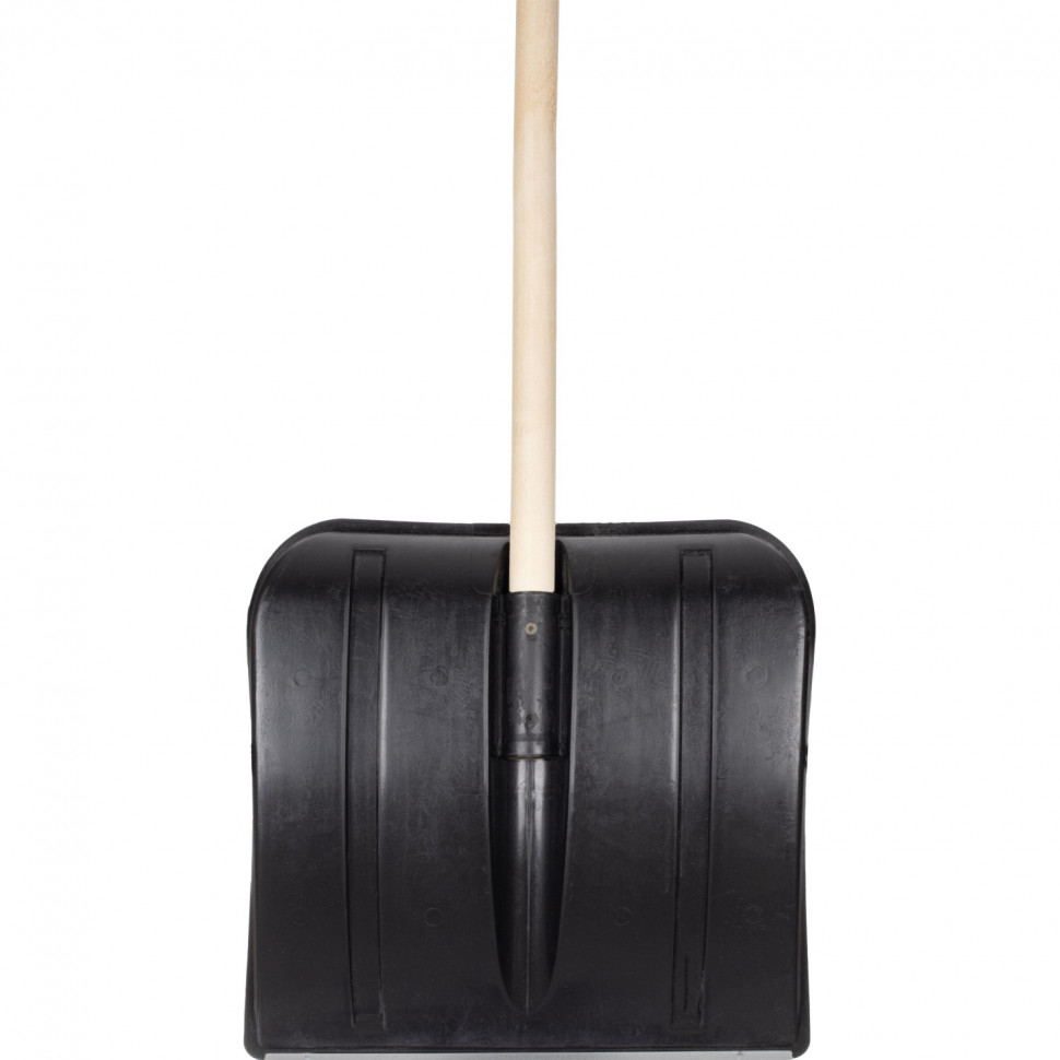 Лопата в сборе с берез/черенк 1сорт D32мм 400х370мм пласт/ковш оцинк планка