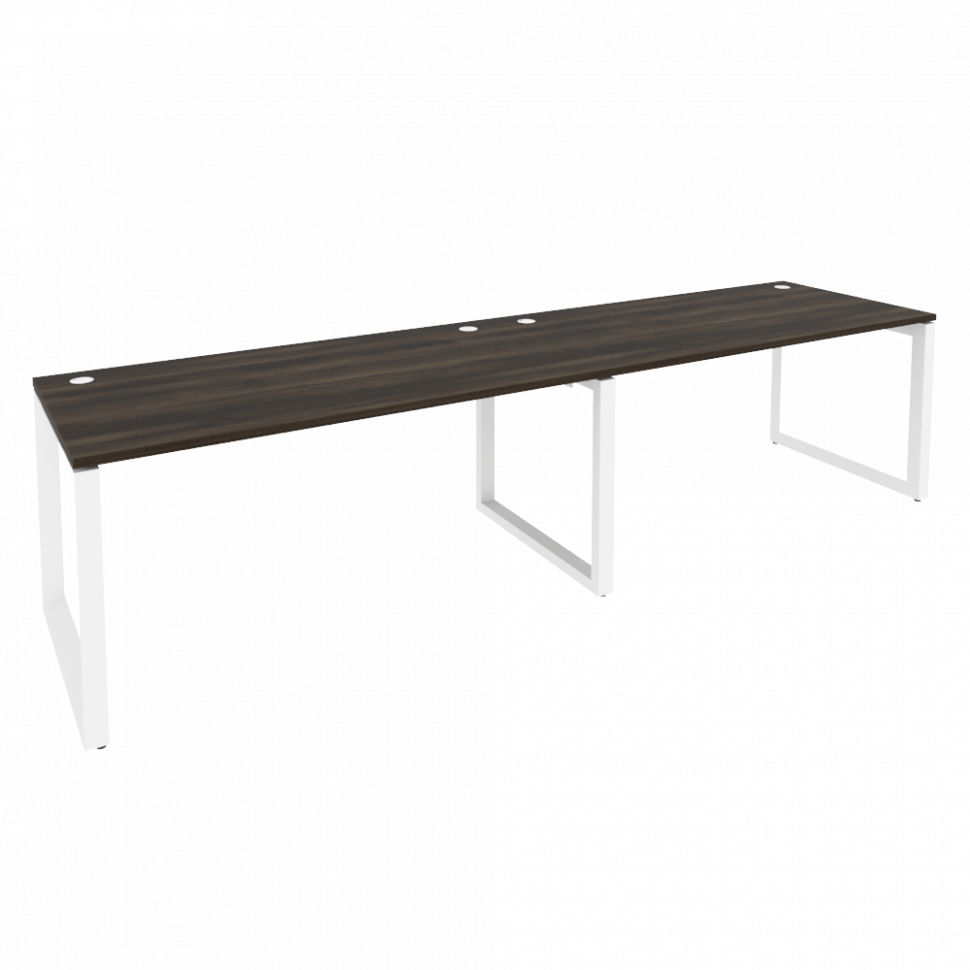 Onix Рабочая станция на О-образном м/к O.MO-RS-2.4.8 Дуб Мали/Металл Белый 3160*800*750