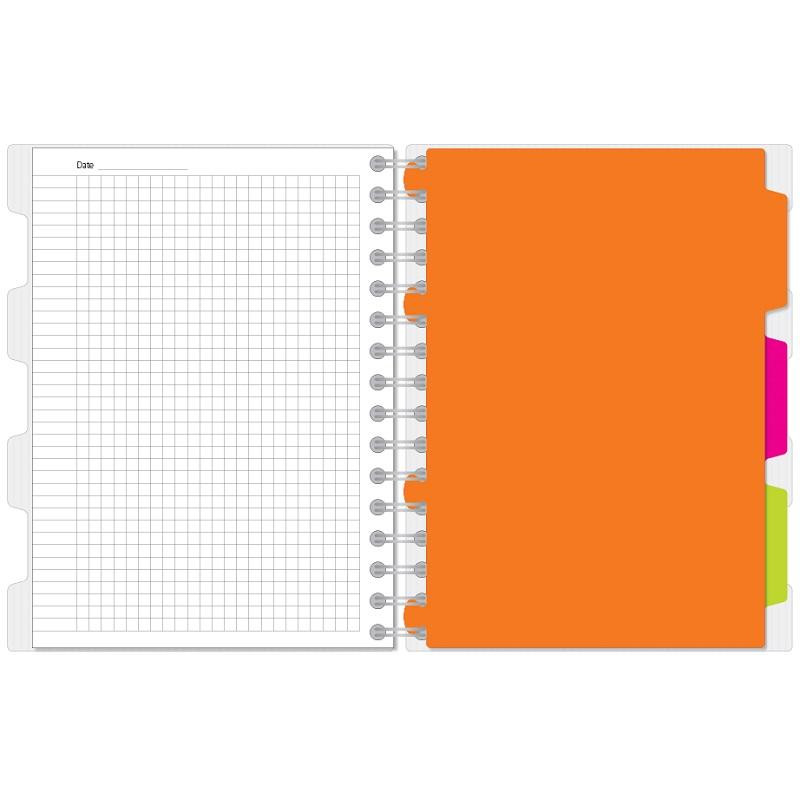 Тетрадь 140л,кл,А5,SPIRAL BOOK Синий,евроспир,обл.пласт,раздел.84113