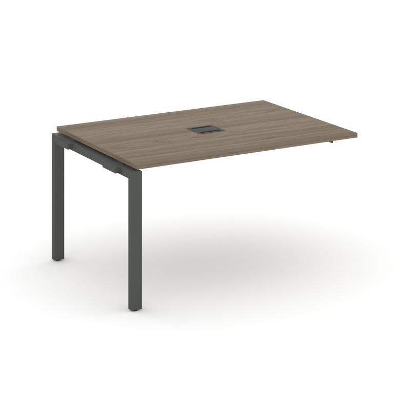 Style Project Проходной наб. элем. перег. стола SN-59P.NSPRG-002 Вяз Благородный/Металл Антрацит 118