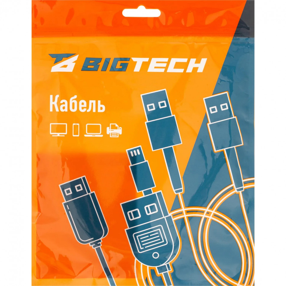 Кабель Bigtech (OAVDC14) HDMI 4K 2.0 M/M, 5м, чер
