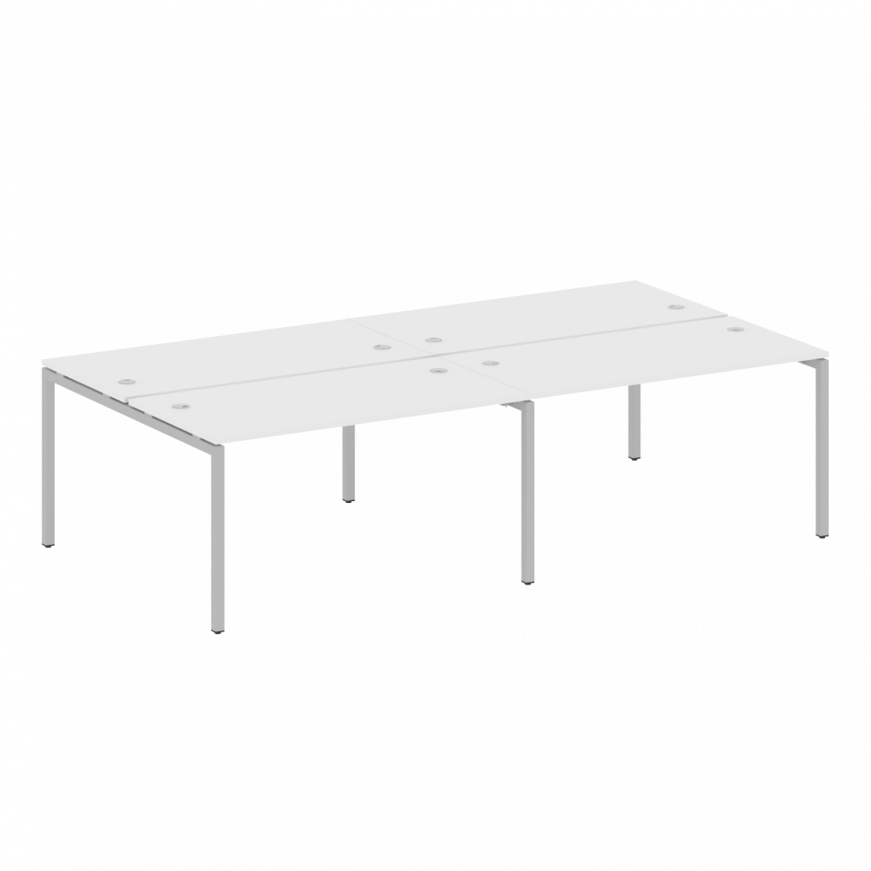Metal System Quattro Рабочая станция на 4 места на П-образном м/к 40БП.СМ-4.3 Белый/Металл Серый 280 Metal System Quattro Рабочая станция на 4 места на П-образном м/к 40БП.СМ-4.3 Белый/Металл Серый 280