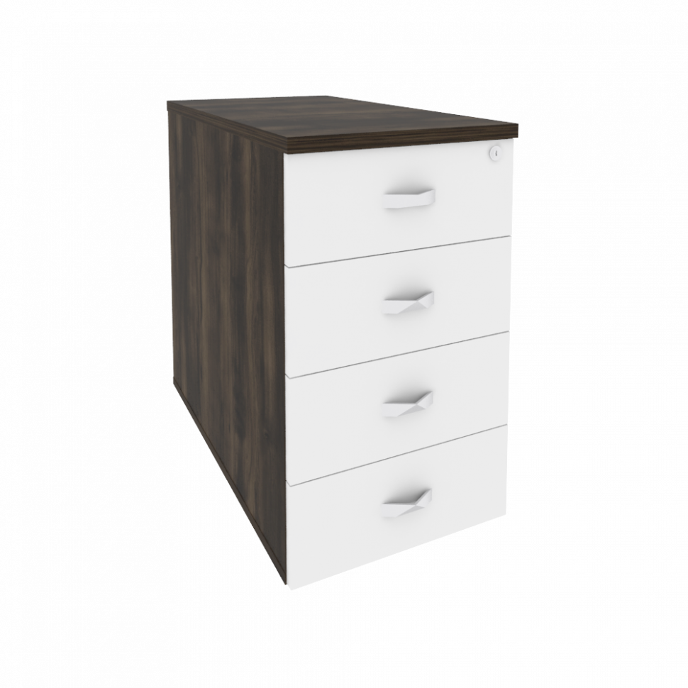 Onix Тумба приставная/опорная O.TPO-1.8 Дуб Мали/Белый Бриллиант 432*800*750