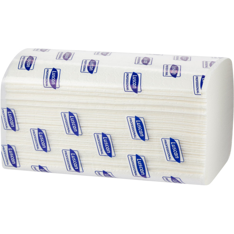 Полотенца бумажные д/дисп. Luscan Professional Vслож1слбелцел250л15пач/уп С