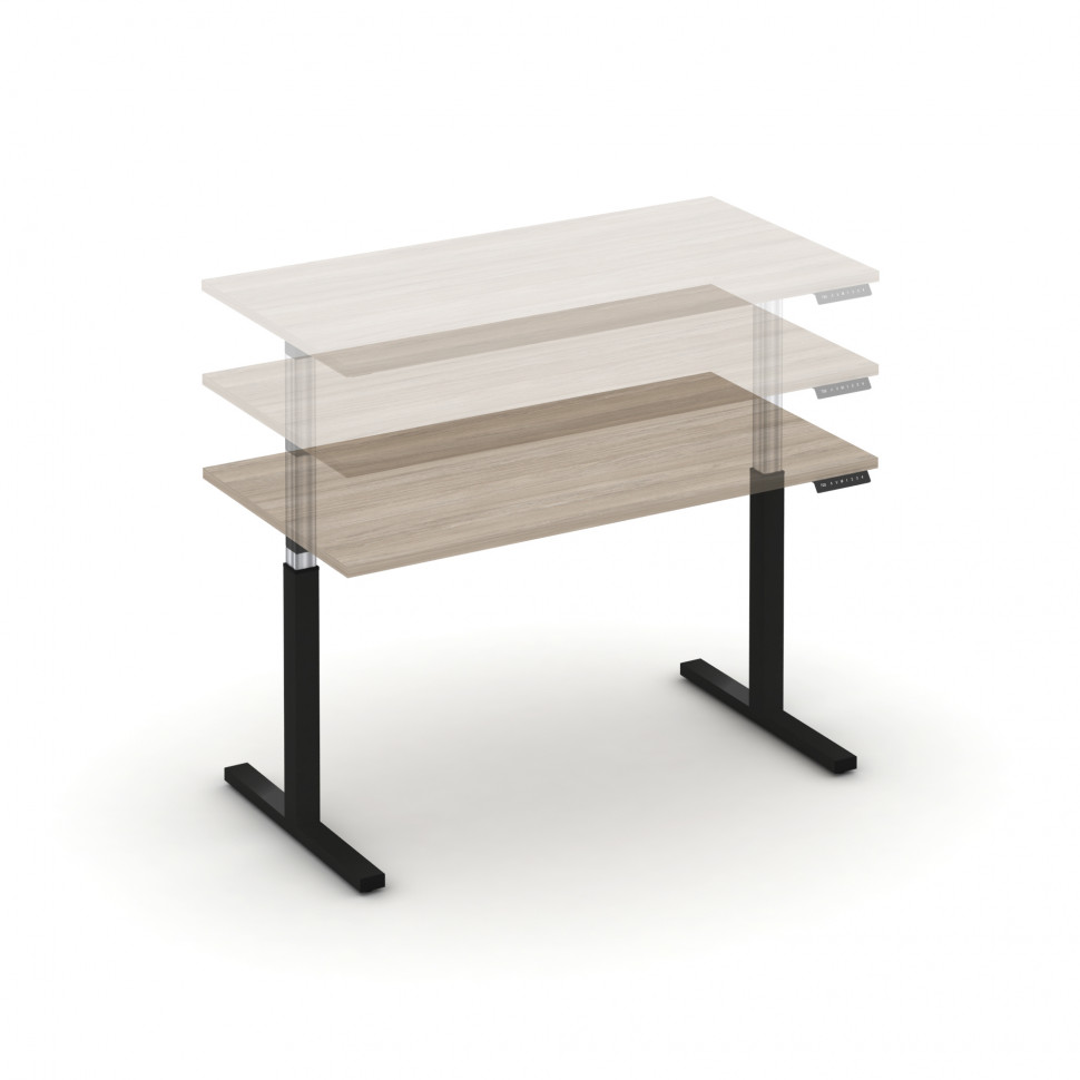 Move up Стол электроподъемный MV.SE-3.7 Дуб Аттик/Металл Антрацит 1380*720*720-1190