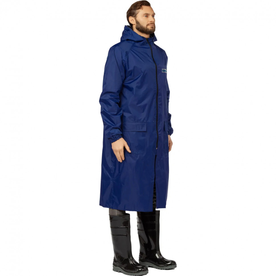 Плащ влагозащитный ПВХ Poseidon син 60-62/182-188