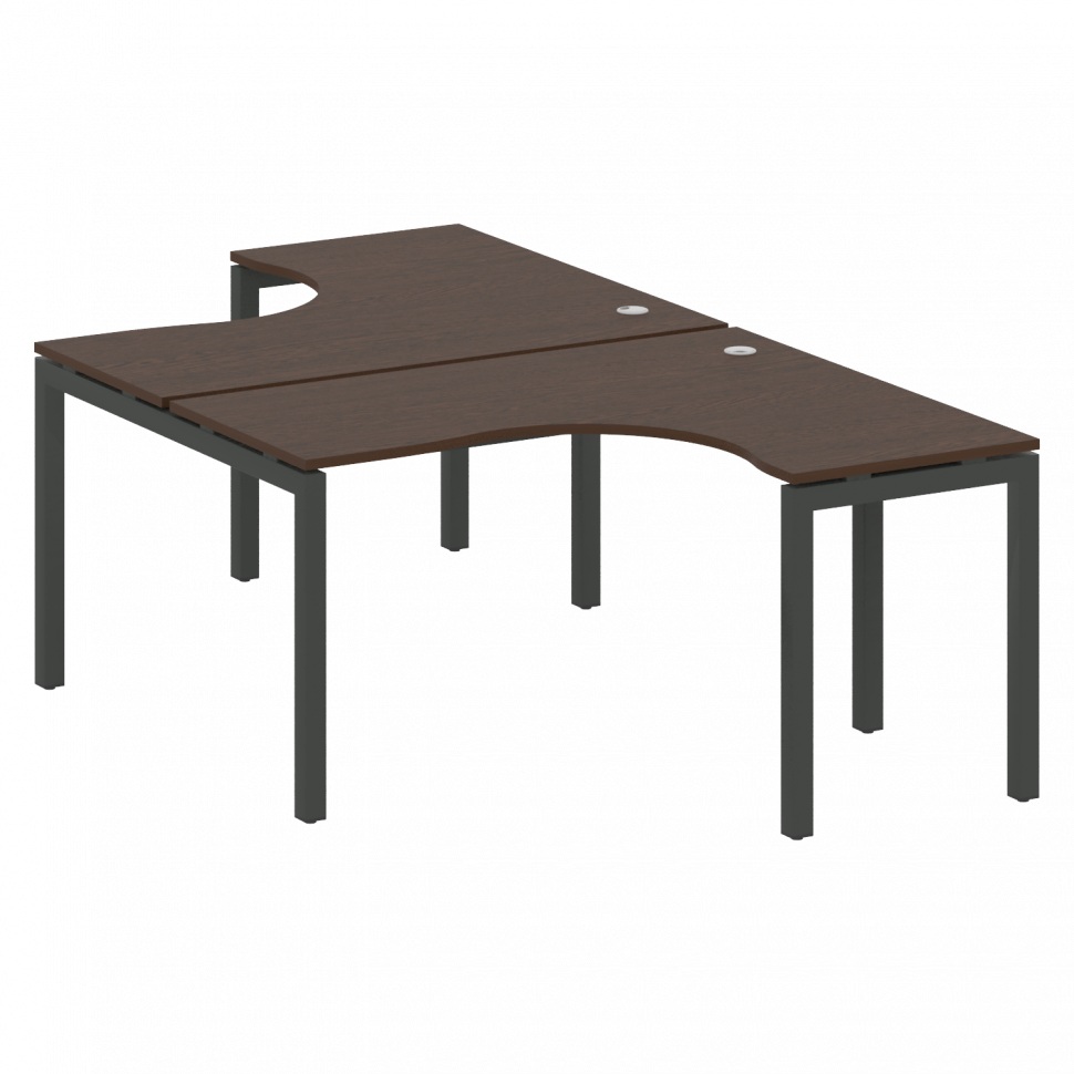 Metal System Quattro Рабочая станция криволинейная на П-образном м/к 50БП.РАС-СА-2.3 Венге Цаво/Мета Metal System Quattro Рабочая станция криволинейная на П-образном м/к 50БП.РАС-СА-2.3 Венге Цаво/Мета