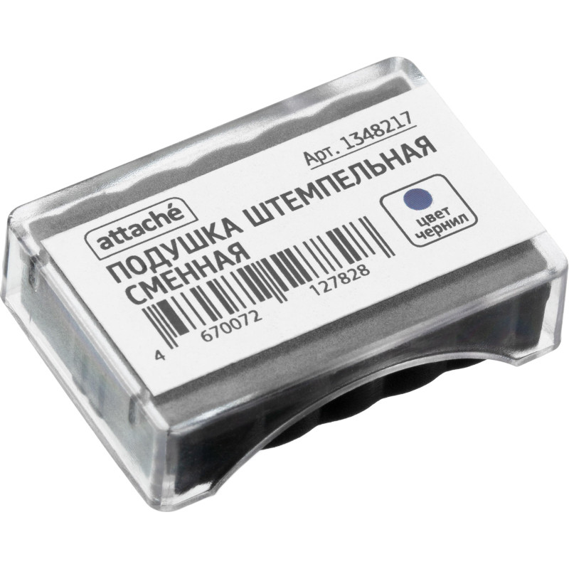 Подушка штемпельная сменная Attache синяя для арт. 1348211 и 1348212