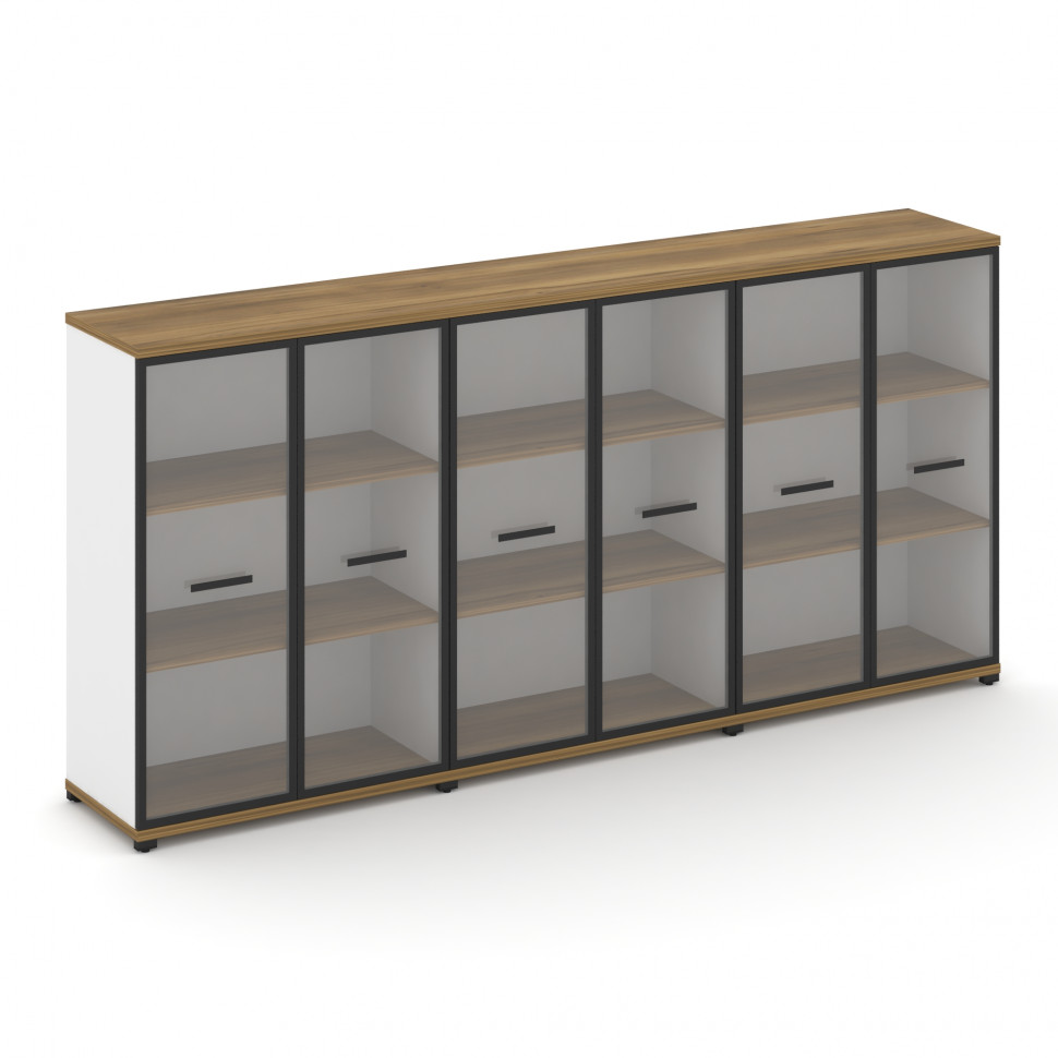 Concept Шкаф 3 широкие секции, 3 ниши CN.STS-336 RPB B Сандал Янтарный/Белый Бриллиант/Металл Черный Concept Шкаф 3 широкие секции, 3 ниши CN.STS-336 RPB B Сандал Янтарный/Белый Бриллиант/Металл Черный