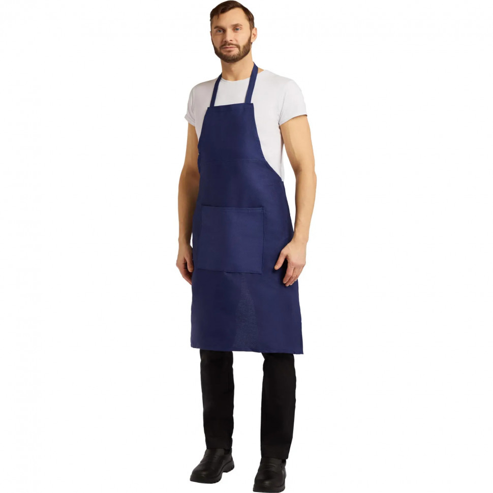 Фартук диагональ т.синий