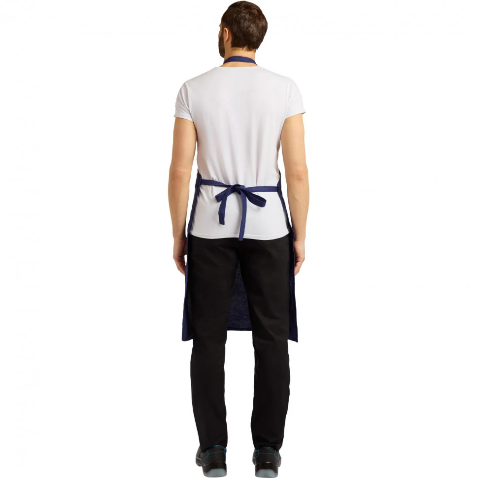 Фартук диагональ т.синий