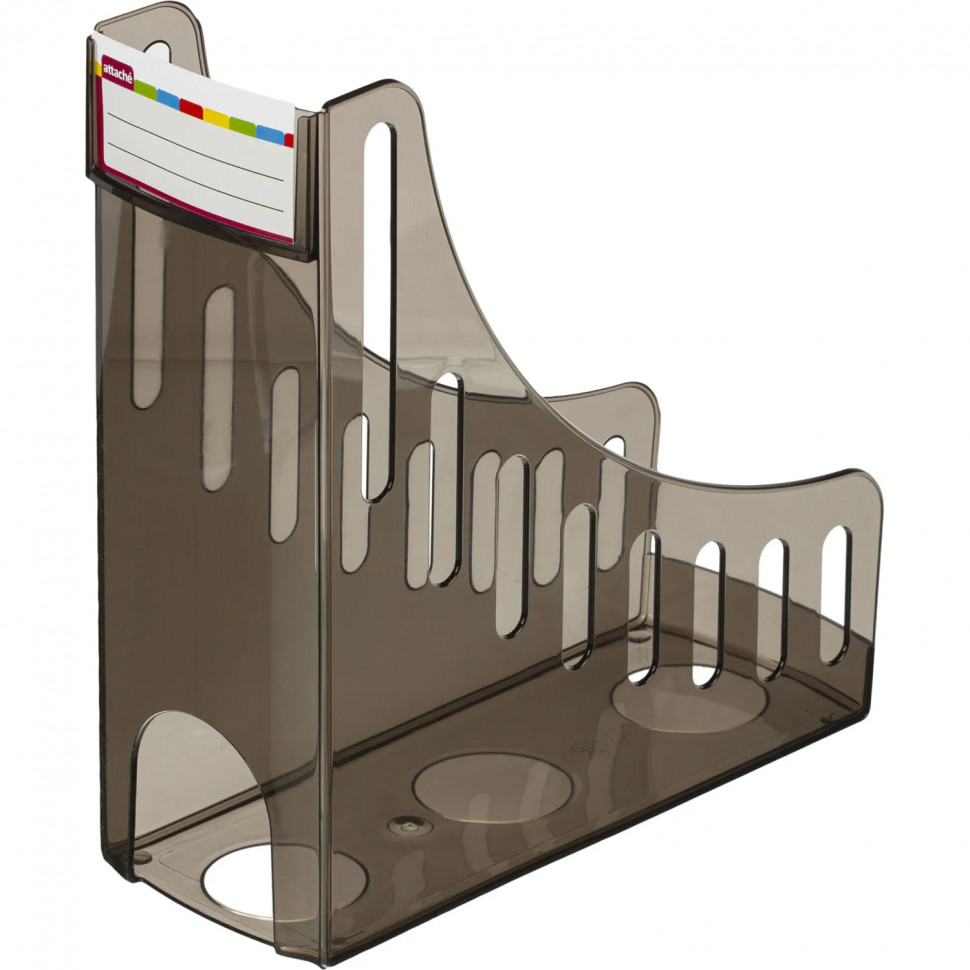 Лоток вертикальный Attache 100мм, 2шт./уп, тонировано-ч