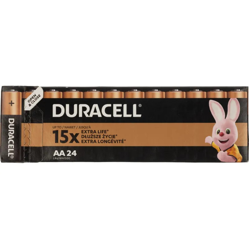Батарейка DURACELL Basic MN1500 LR6 AA BL24 24шт/уп Батарейка DURACELL Basic MN1500 LR6 AA BL24 24шт/уп