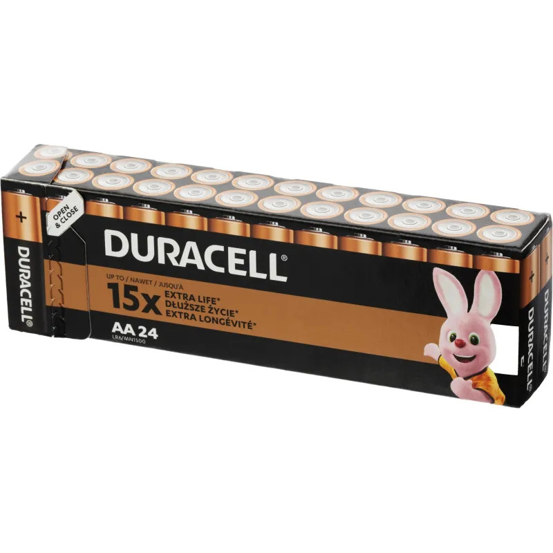 Батарейка DURACELL Basic MN1500 LR6 AA BL24 24шт/уп Батарейка DURACELL Basic MN1500 LR6 AA BL24 24шт/уп