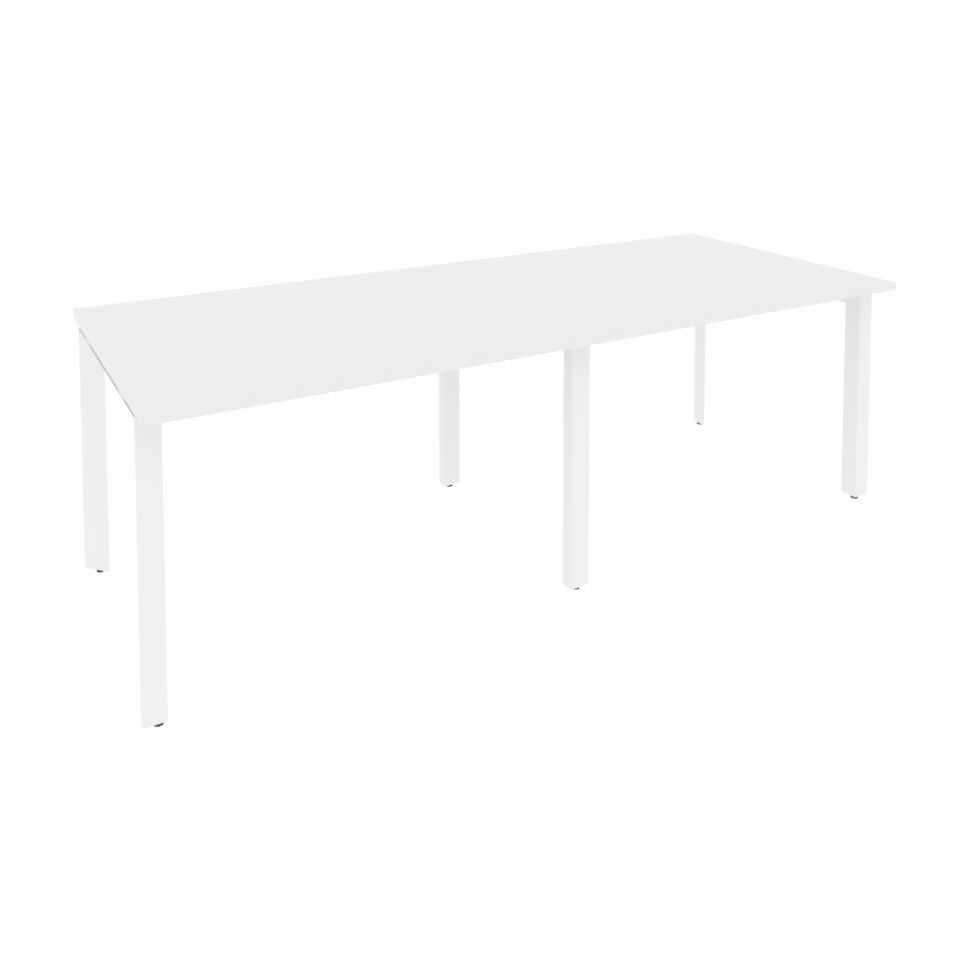 Onix Стол переговорный O.MP-PRG-2.2 Белый Бриллиант/Металл Белый 2360*980*750 Onix Стол переговорный O.MP-PRG-2.2 Белый Бриллиант/Металл Белый 2360*980*750