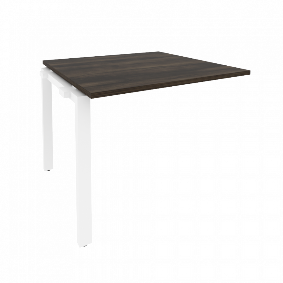 Onix Проходной наборный элемент переговорного стола O.MP-NPRG-1 Дуб Мали/Металл Белый 980*980*750