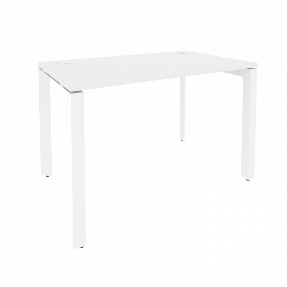 Onix Стол рабочий на П-образном м/к O.MP-SP-2.7 Белый Бриллиант/Металл Белый 1180*720*750 Onix Стол рабочий на П-образном м/к O.MP-SP-2.7 Белый Бриллиант/Металл Белый 1180*720*750