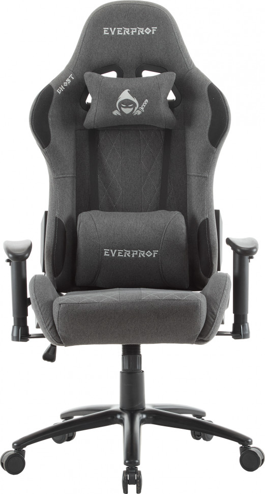 Геймерское кресло Everprof Ghost (Гоуст) Ткань Серый