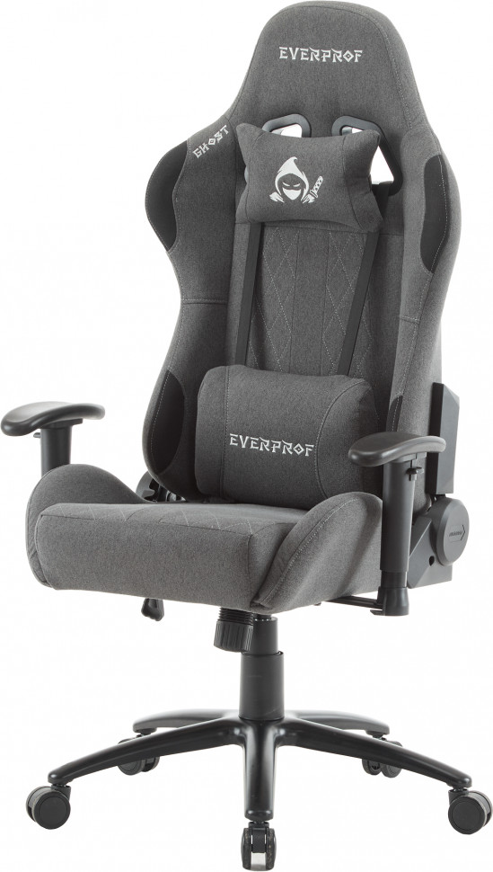 Геймерское кресло Everprof Ghost (Гоуст) Ткань Серый