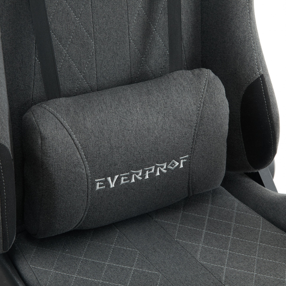 Геймерское кресло Everprof Ghost (Гоуст) Ткань Серый