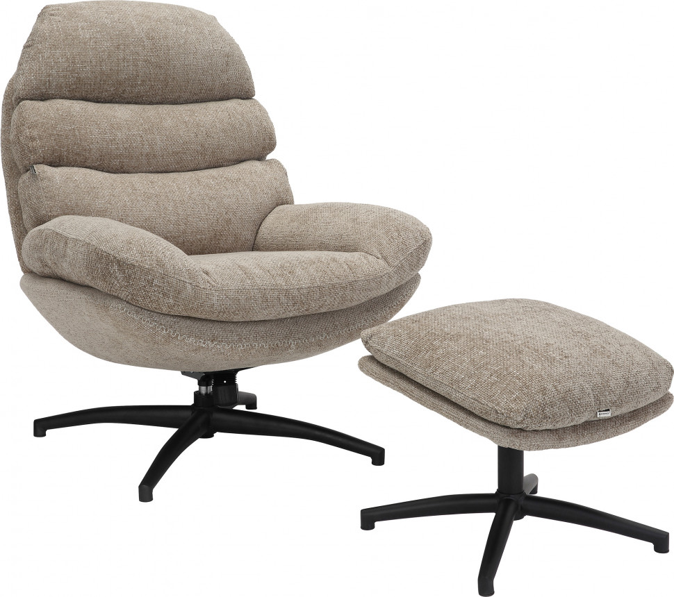 Кресло мягкое Everprof Cherry (Черри) Ткань Бежевый