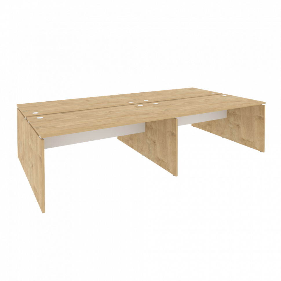 Onix Рабочая станция O.D.RS-4.4.8 Тиквуд Светлый/Белый Бриллиант 3160*1635*750 Onix Рабочая станция O.D.RS-4.4.8 Тиквуд Светлый/Белый Бриллиант 3160*1635*750