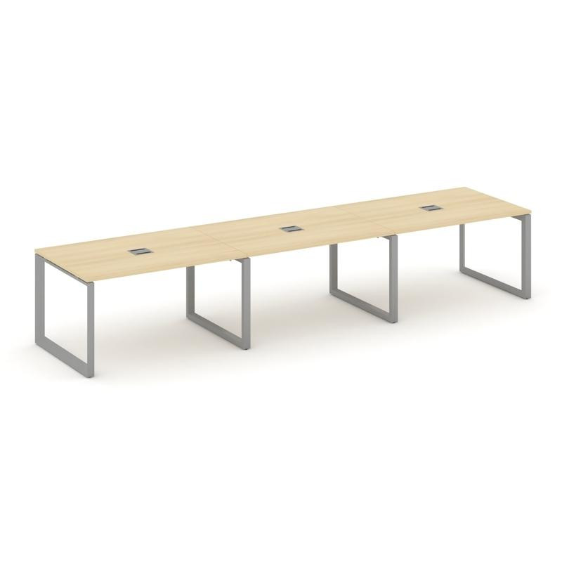 Style Project Стол переговорный SN-59O.SPRG-021 Акация Лорка/Металл Серый 2940*980*750