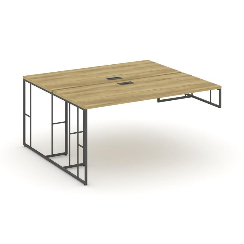 Rift Рабочая станция для опорной тумбы RF.DRSOT-013 Дуб Винченцо/Металл Антрацит 1380*1432*750