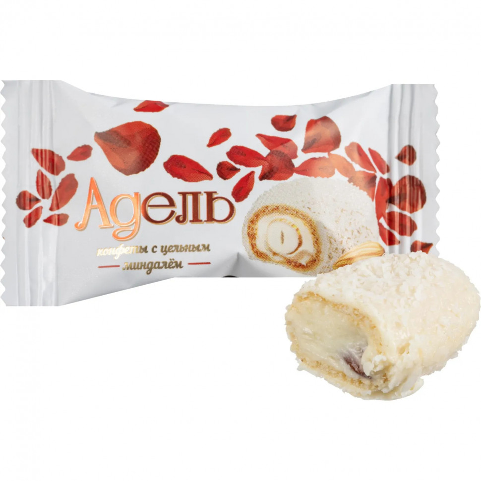 Конфеты шоколадные АДЕЛЬ с цельным миндалем Акконд, 500г