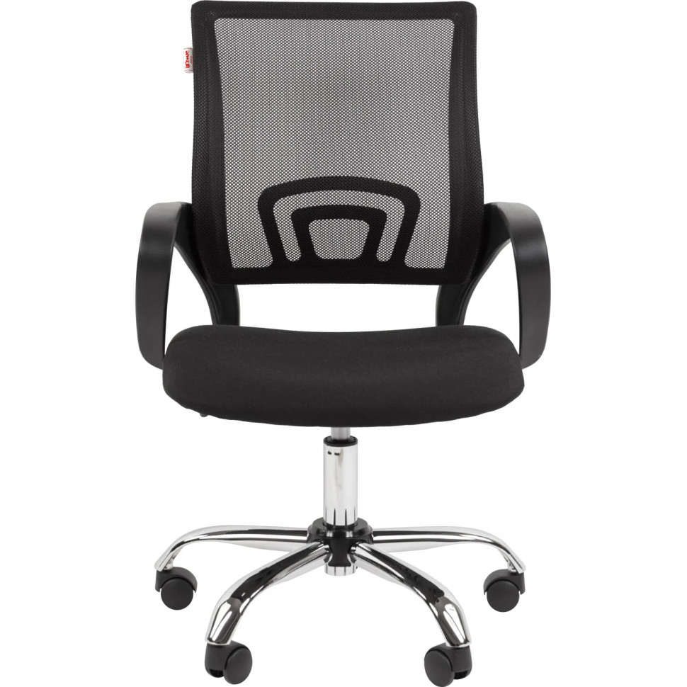 Кресло ТП 304 LT сетка/ткань,черный,хром
