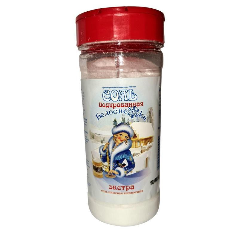 Соль Белоснежка Экстра йодированная ПЭТ 500г
