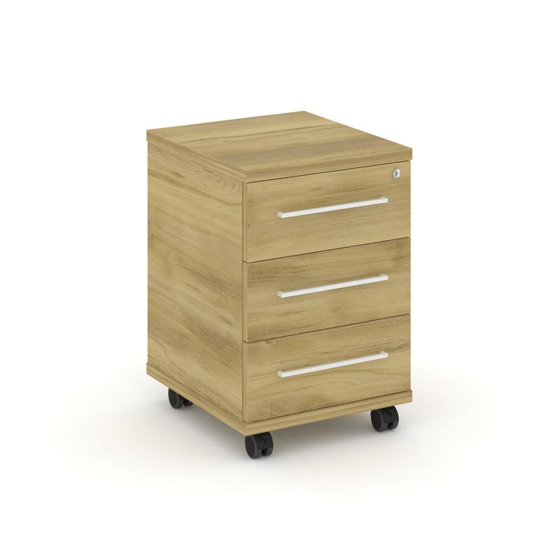 Rift Тумба мобильная усиленная RF.TM-002 Дуб Винченцо/Белый Ручки 416*460*615