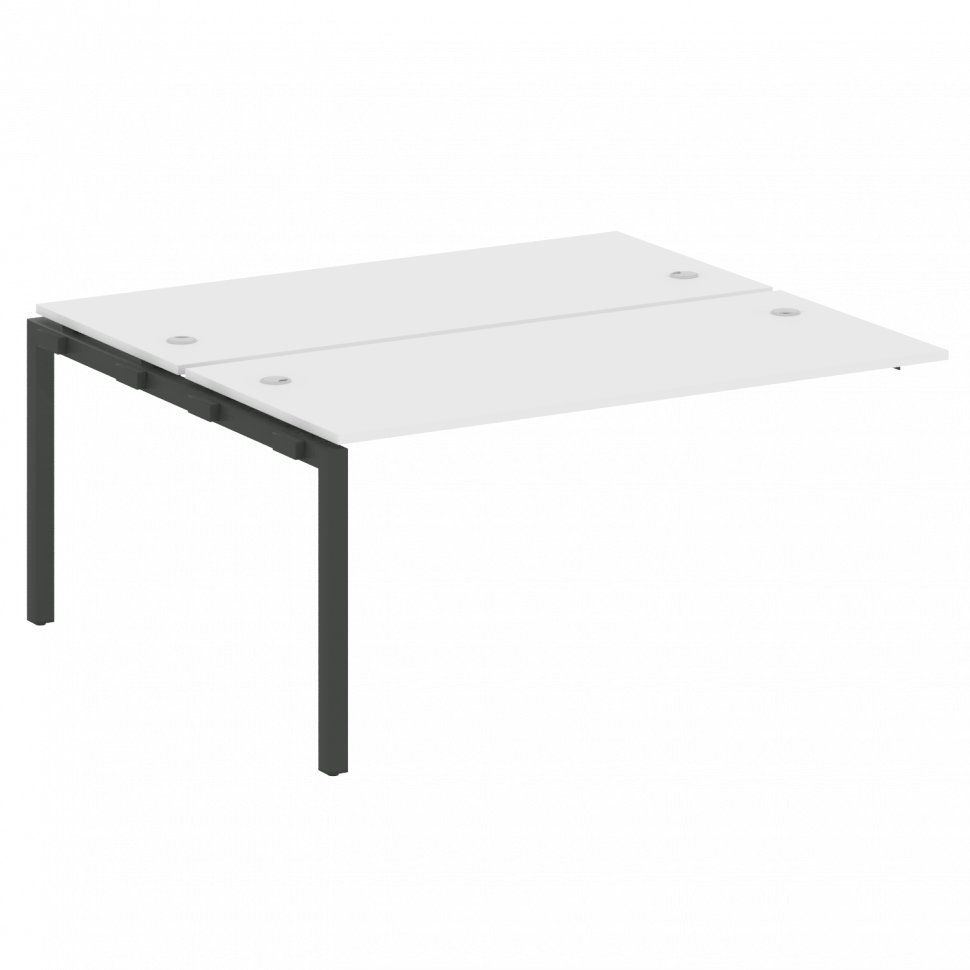 Metal System Quattro Проходной элемент рабочей станции на П-образном м/к 50БП.ПРС-СП-2.4 Белый/Метал Metal System Quattro Проходной элемент рабочей станции на П-образном м/к 50БП.ПРС-СП-2.4 Белый/Метал