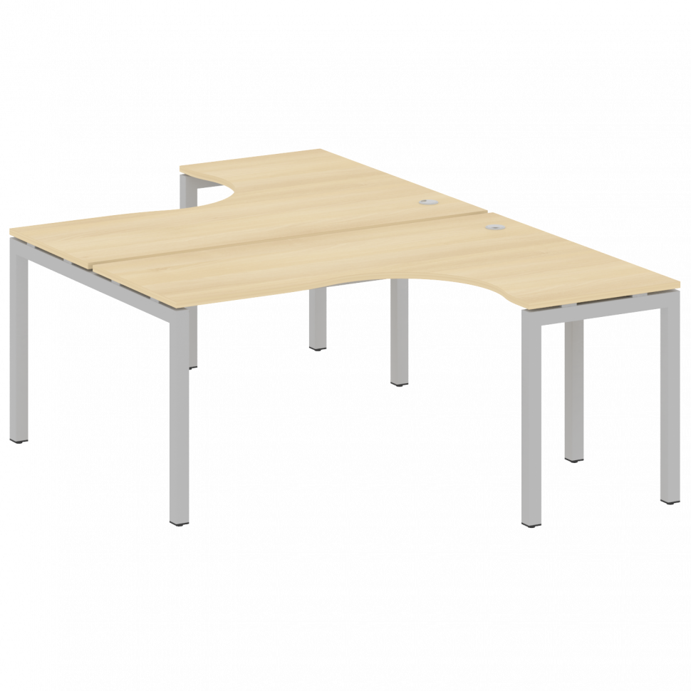 Metal System Quattro Рабочая станция криволинейная на П-образном м/к 50БП.РАС-СА-2.4 Акация Лорка/Ме Metal System Quattro Рабочая станция криволинейная на П-образном м/к 50БП.РАС-СА-2.4 Акация Лорка/Ме