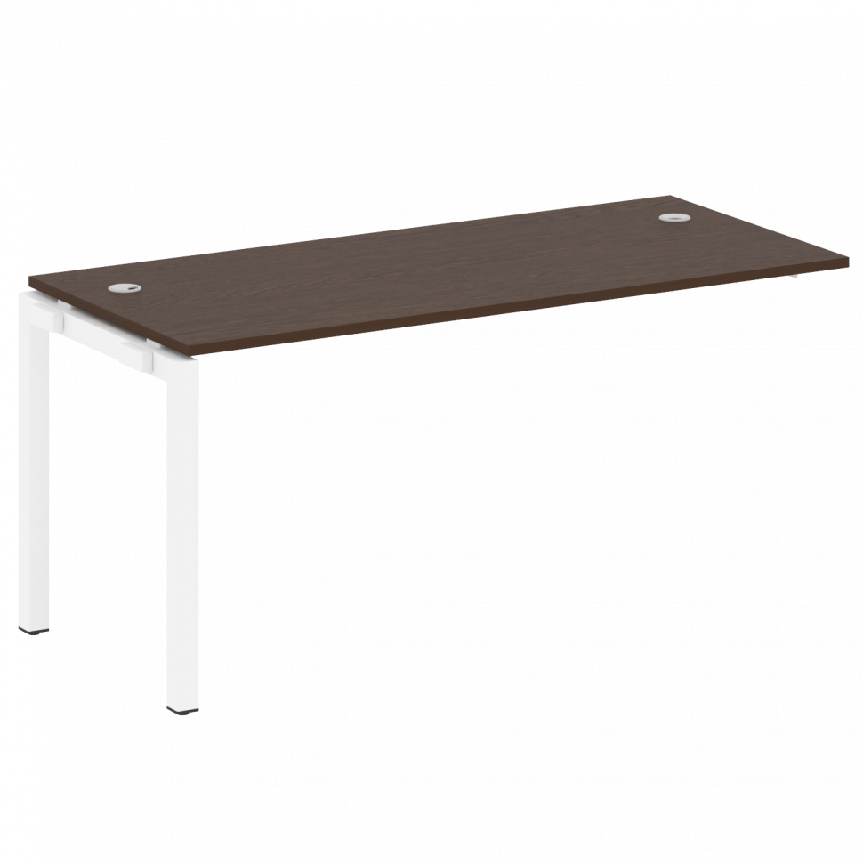 Metal System Quattro Проходной элемент рабочей станции на П-образном м/к 50БП.ПРС-СП-1.4 Венге Цаво/