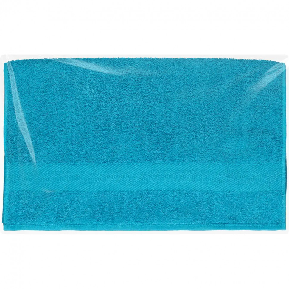 Набор полотенец махровых бордюр 440 г/м2, 70х140 ярко-бирюзовый, 5шт