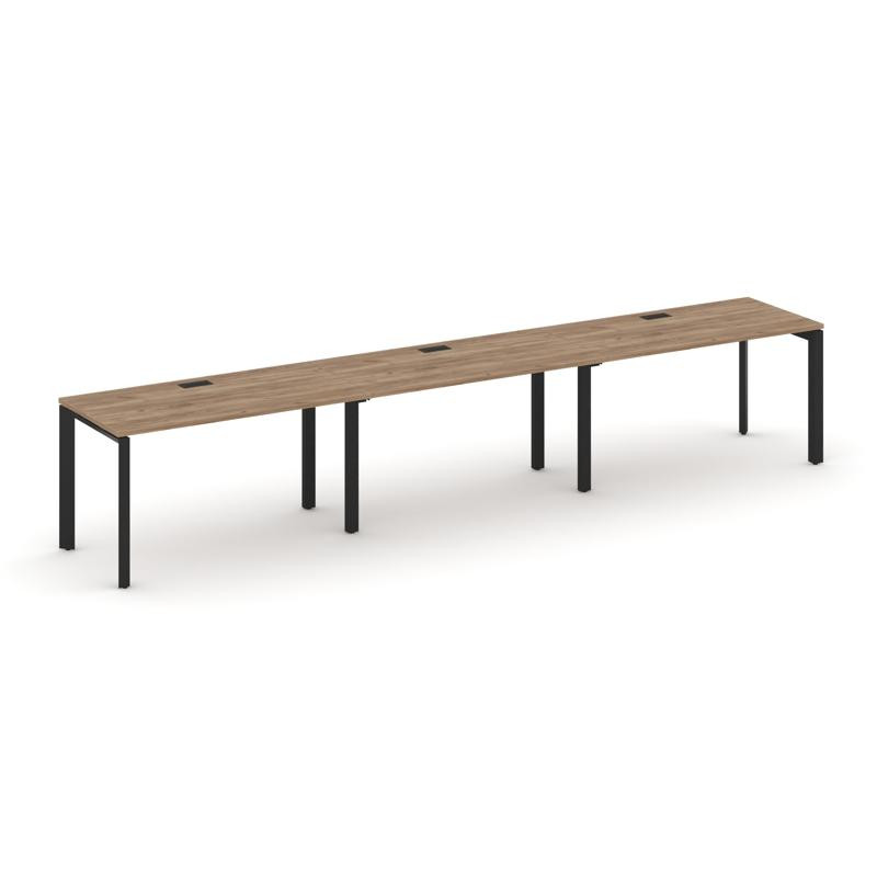 Style Project Рабочая станция односторонняя SN-59P.ORS-052 Дуб Табак/Металл Черный/Черный Заглушка 3