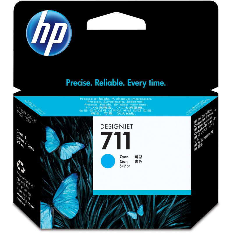 Картридж струйный HP 711 CZ130A гол. для DgnJ T120/520 Картридж струйный HP 711 CZ130A гол. для DgnJ T120/520