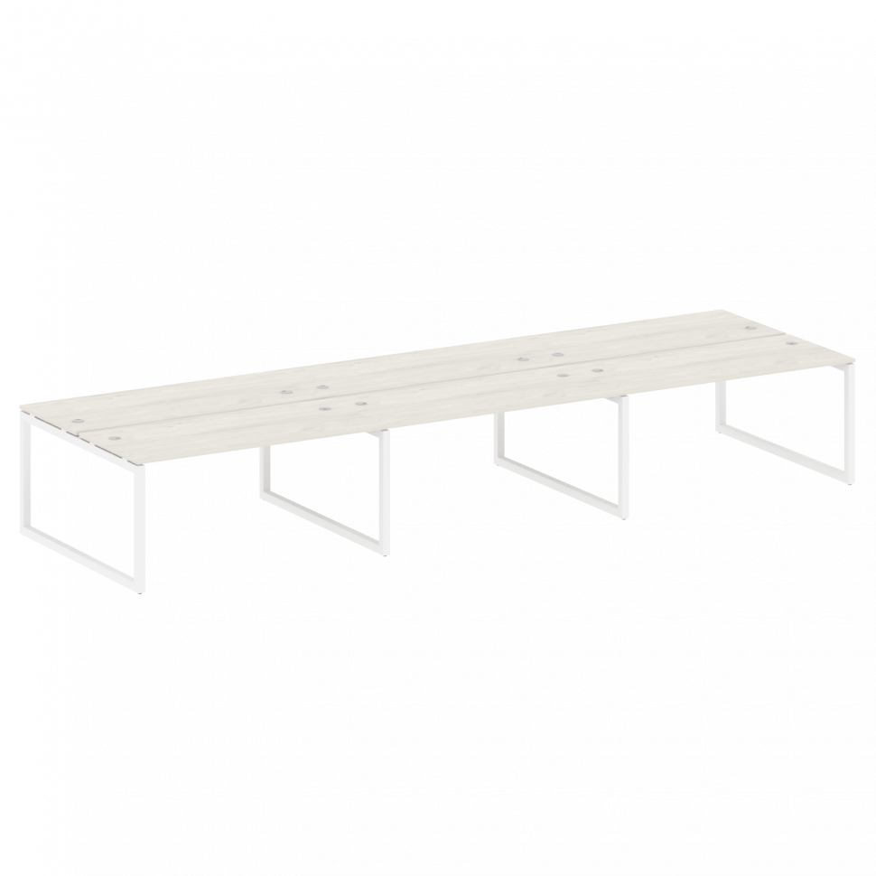 Metal System Quattro Рабочая станция на 6 раб. мест на О-образном м/к 50БО.СМ-6.4 Дуб Наварра/Металл Metal System Quattro Рабочая станция на 6 раб. мест на О-образном м/к 50БО.СМ-6.4 Дуб Наварра/Металл