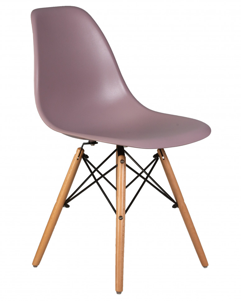 Набор 4 шт Стул обеденный DOBRIN DSW, ножки светлый бук, цвет сиреневый (P-04)