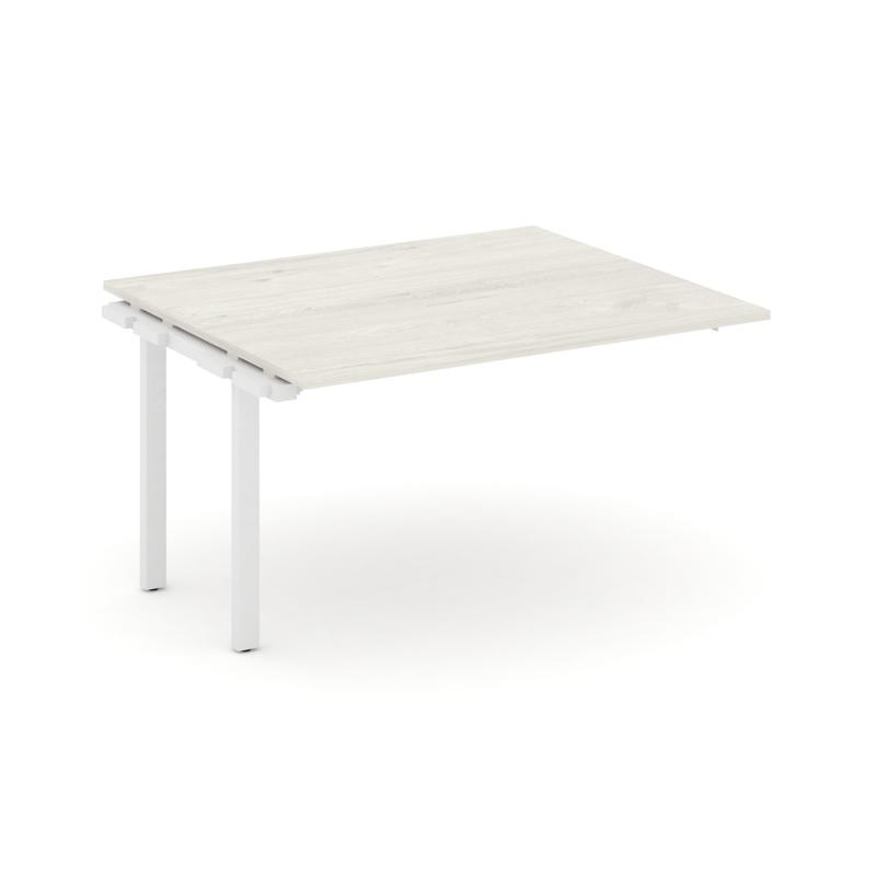 Style Project Проходной наб. элем. перег. стола SN-59P.NSPRG-032.3 Дуб Наварра/Металл Белый 1180*118