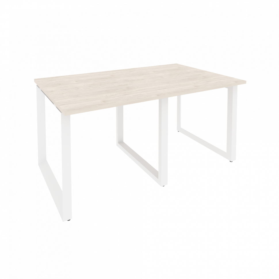 Onix Стол переговорный O.MO-PRG-2.0 Денвер Светлый/Металл Белый 1560*980*750