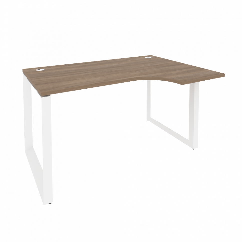 Onix Стол эргономичный правый на О-образном м/к O.MO-SA-2 (R) Дуб Аризона/Металл Белый 1380*980*750 Onix Стол эргономичный правый на О-образном м/к O.MO-SA-2 (R) Дуб Аризона/Металл Белый 1380*980*750