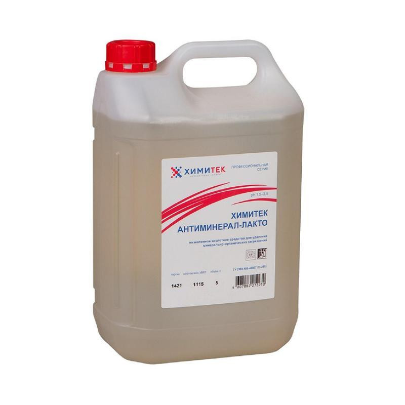 Профхим д/пищ.произв кисл CIPмоющ конц.м/пенн ХИМИТЕК/АНТИМИНЕРАЛ-Лакто,5л