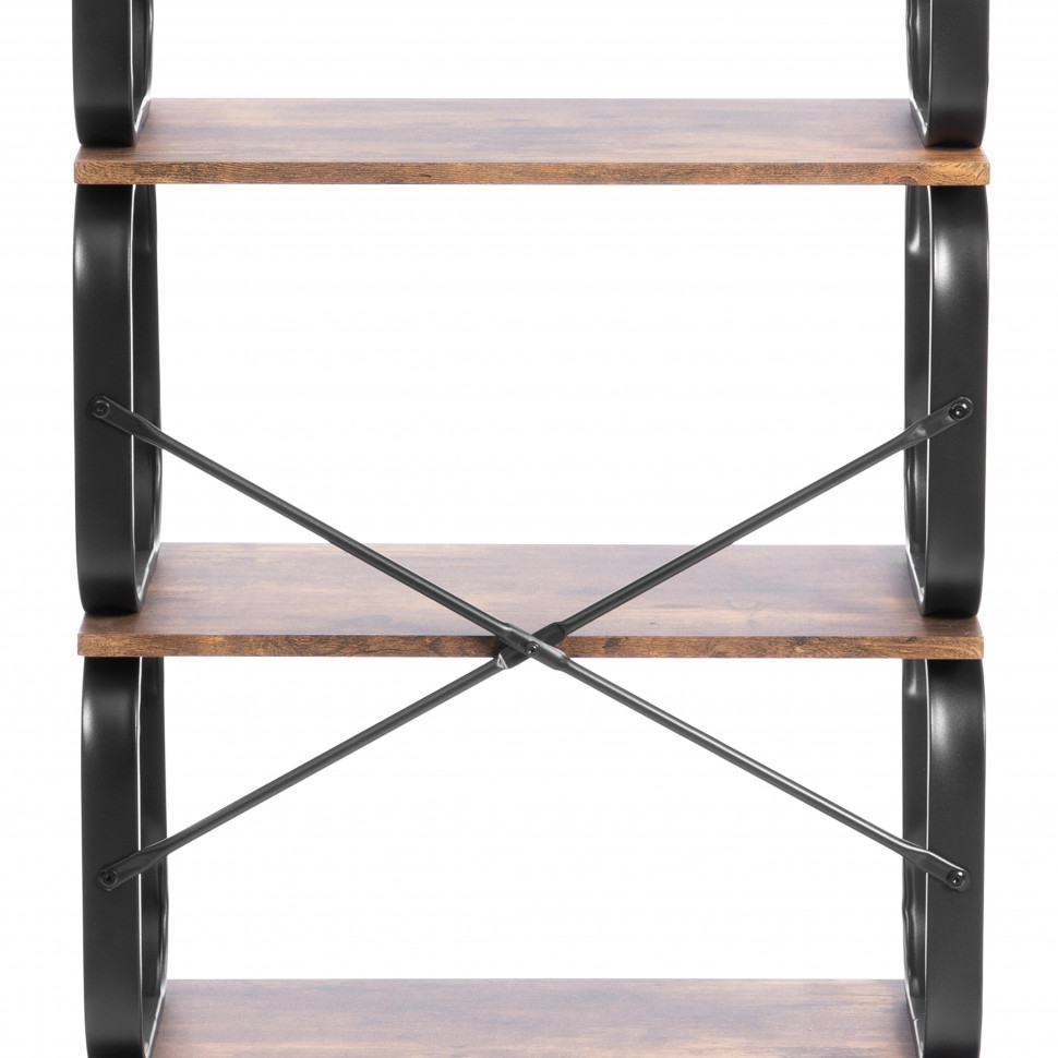 Стеллаж WS-04 60x30x140 см, burnt