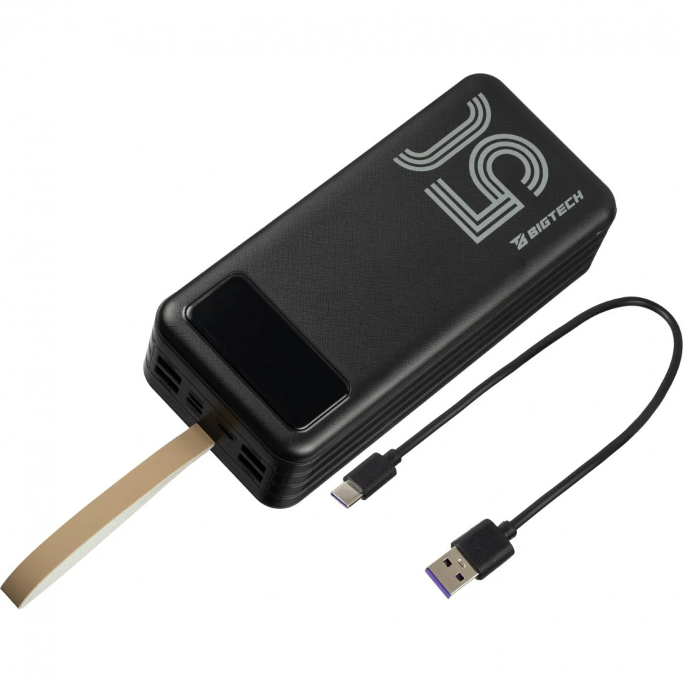 Внешний аккумулятор BigTech (BT-PB-50-BL-11) 50000 mAh черный