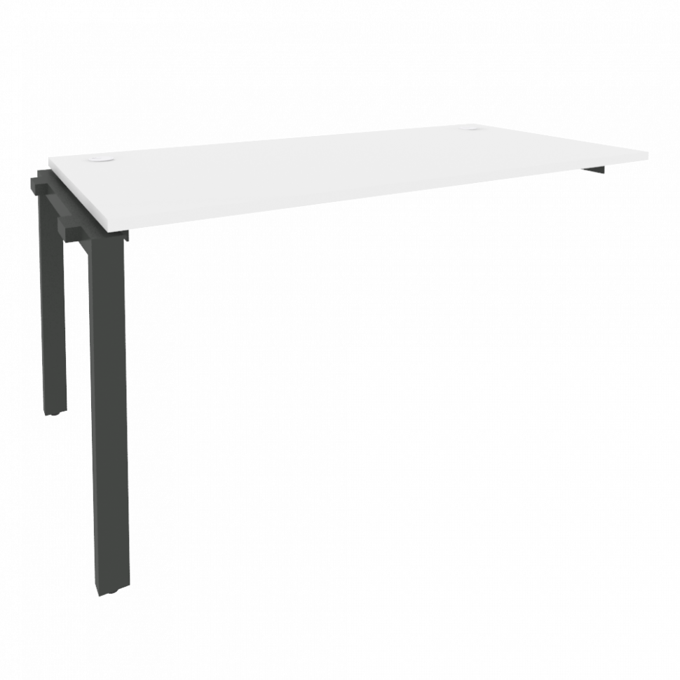 Onix Наборный элемент рабочей станции на П-образном м/к O.MP-1.NRS-4.8 Белый Бриллиант/Металл Антрац