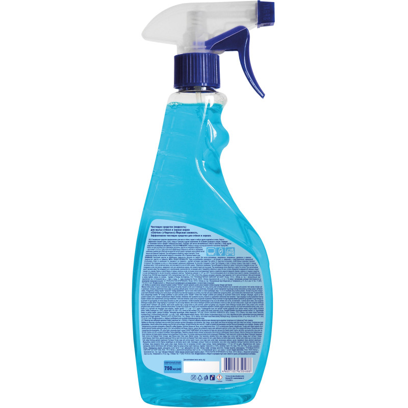 Средство для стекол и зеркал CHIRTON и д/поверх.Морская Свежесть, 750мл