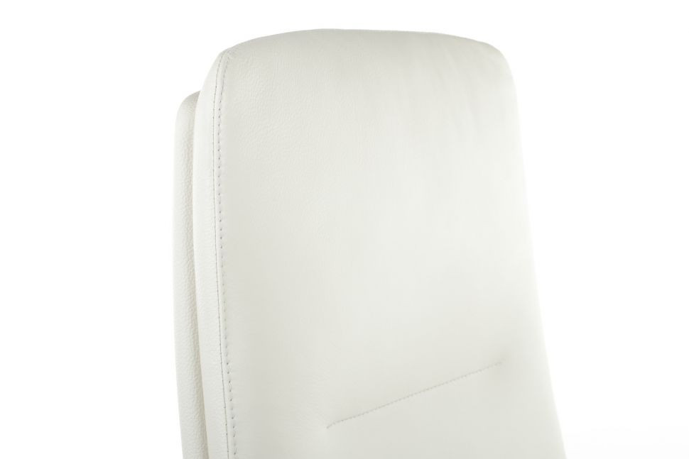 Кресло Plaza FK004-A13 Белый (6207) натуральная кожа 68*68*118-126