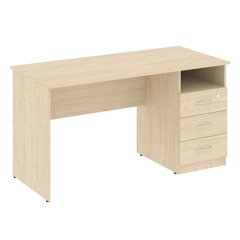 Nova S Стол письменный с тумбой правый В.СПТ-3 (R) Бук Артизан 1400*650*750